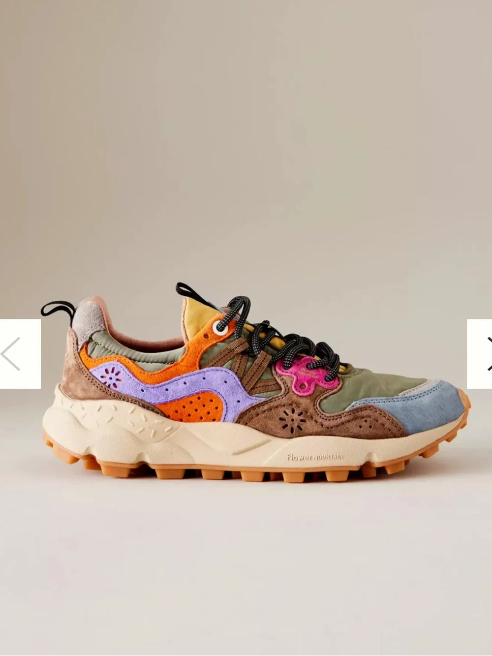 Flower Mountain Multi-Color Stylish Athletic Sneakers